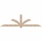 Ekena Millwork Redmond Smooth Timber Gable Bracket, Douglas Fir, 108"W x 31 1/2"H x 1 1/2"D x 5 1/2"F, 7/12 Pitch GBW108X31X0206RED00SDF - alternate 1